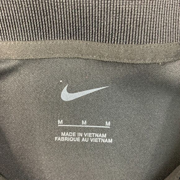 Nike Golf Shirt Mens M Medium Black Micro Pique 2.0 Performance Golf Polo - Picture 5 of 13